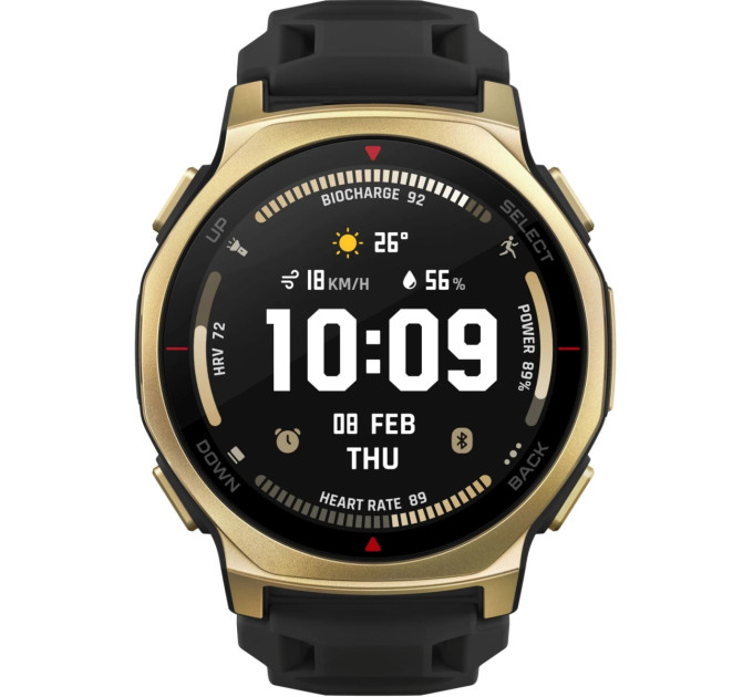 Amazfit Смарт-годинник Amazfit T-Rex 3 Pro 44mm Black Gold (W2549GL1N)