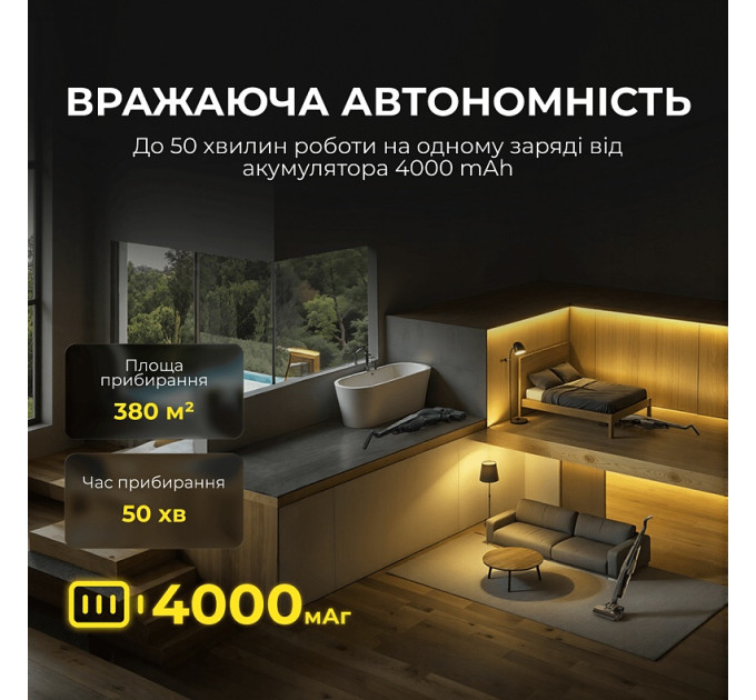 Deerma Акумуляторний миючий пилосос Deerma VX100 Ultra S (DEM-VX100ULTRAS)