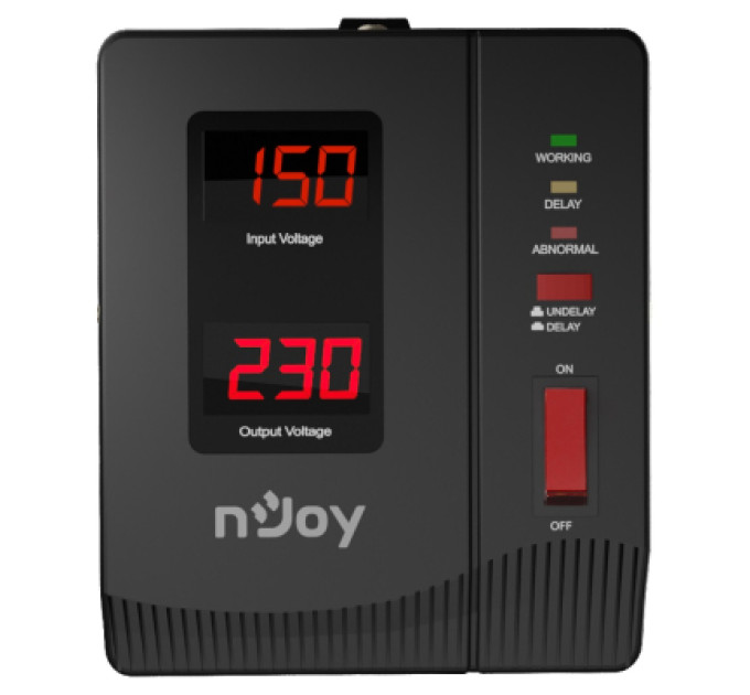 nJoy Стабілізатор напруги nJoy Alvis 1000 (AVRL-10001AL-CS01B) AVR, 1 розетка (Alvis 1000)