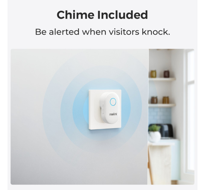 Reolink Відеодзвінок Reolink D340P (Video Doorbell PoE)
