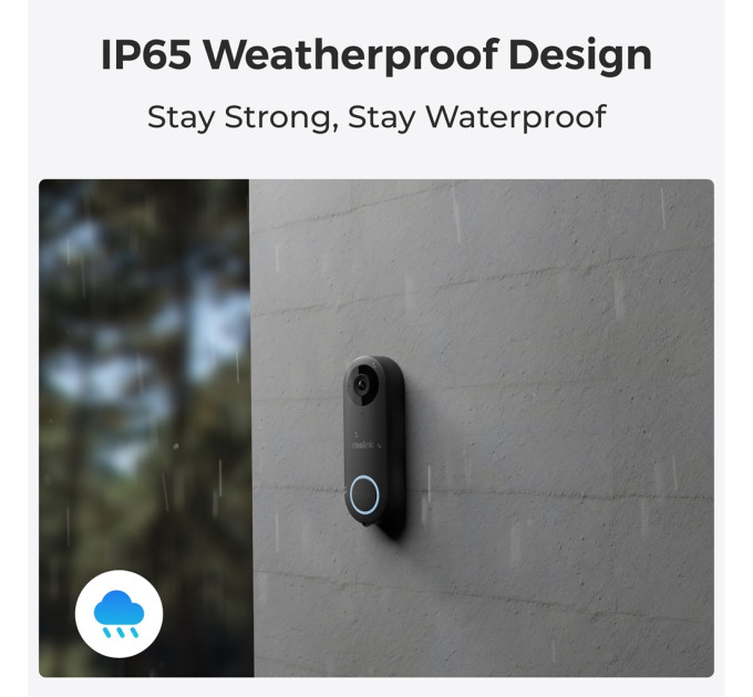 Reolink Відеодзвінок Reolink D340P (Video Doorbell PoE)
