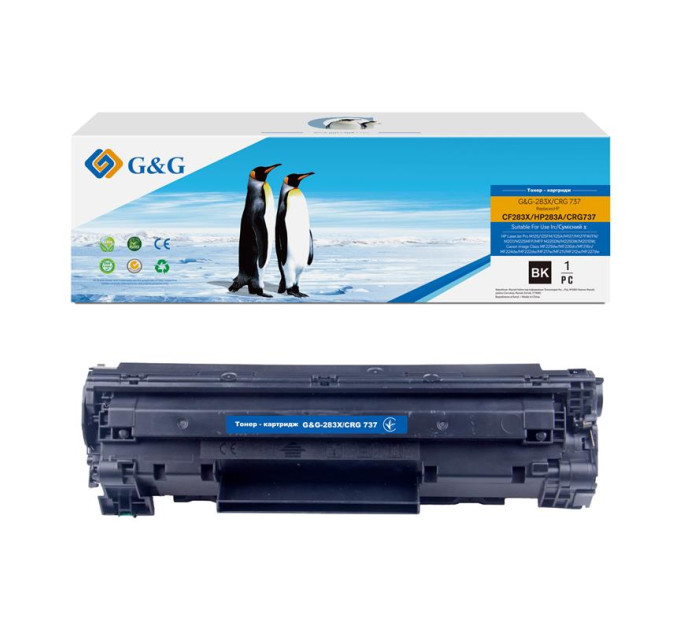 G&G Картридж G&G до HP LJ Pro M125/M127/Canon MF212w/ MF227dw Black (2200 стор)