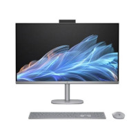 Комп'ютер персональний моноблок HP OmniStudio X 27" UHD IPS, Intel U7-258V, 32GB, F1TB, UMA, WiFi, кл+м, Win11, сріблястий