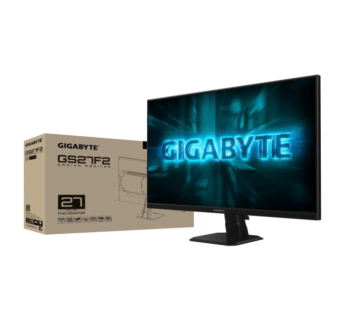 GIGABYTE Монітор Gigabyte 27" Gaming GS27F2 IPS Black 240Hz