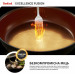 Tefal Kitchenware Мультисковорода Tefal Excellence Fusion, з кришкою, 24см, алюміній, скло, нержавіюча сталь, метал, чорний