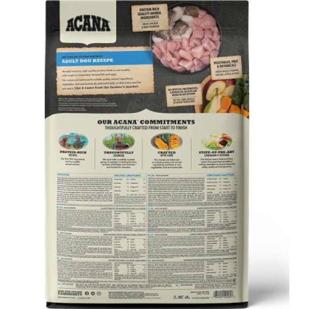 ACANA Сухий корм для собак ACANA Adult Dog Recipe 6 кг (0064992525606)