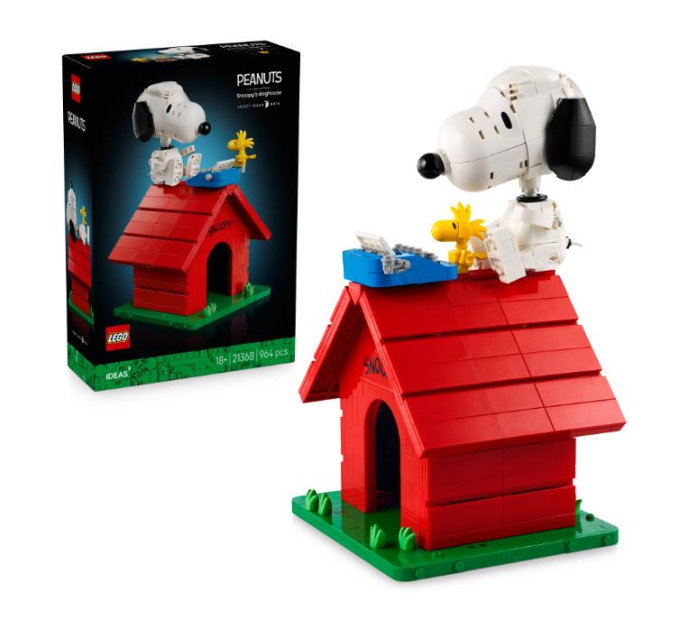 LEGO Конструктор LEGO Ideas «Дрібнота»: будка Снупі