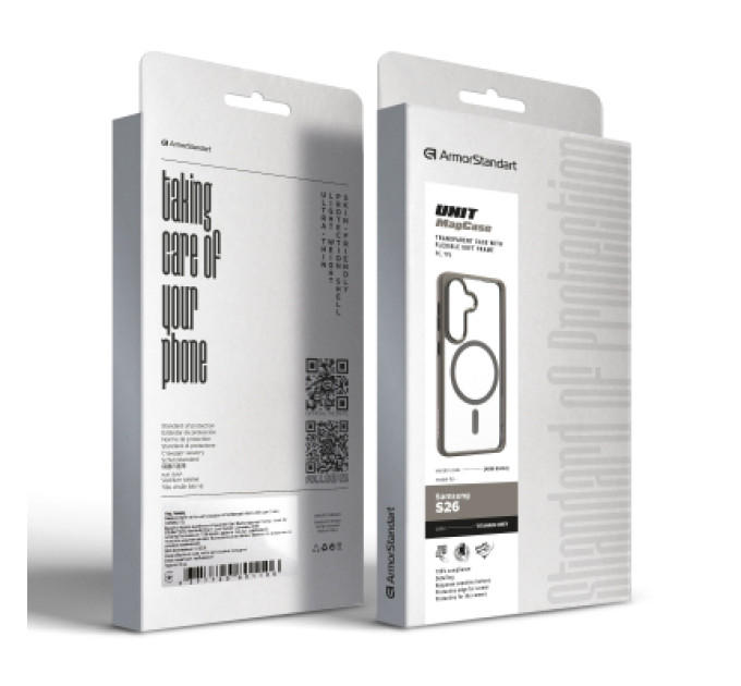 Armorstandart Чохол до мобільного телефона Armorstandart Unit MagCase Samsung S26 5G Titanium Grey (ARM89434)