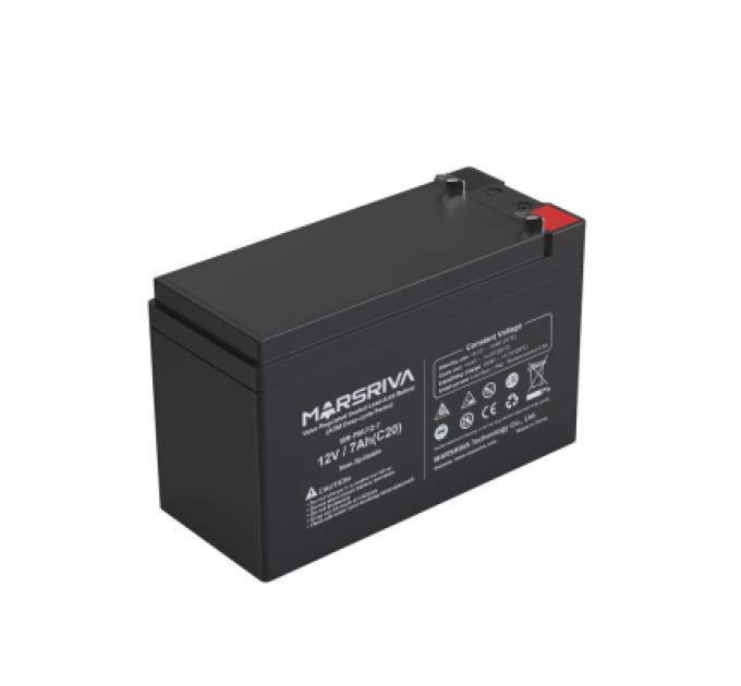 Marsriva Батарея до ДБЖ Marsriva 12V 7Ah (MR-PBU12-7)