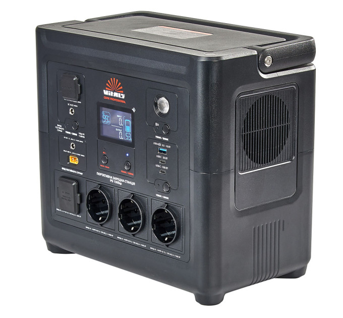 Vitals Портативна електростанція Vitals Professional PS 1000qc, 1200Вт, 835Вт/год, LifePo4, 10кг