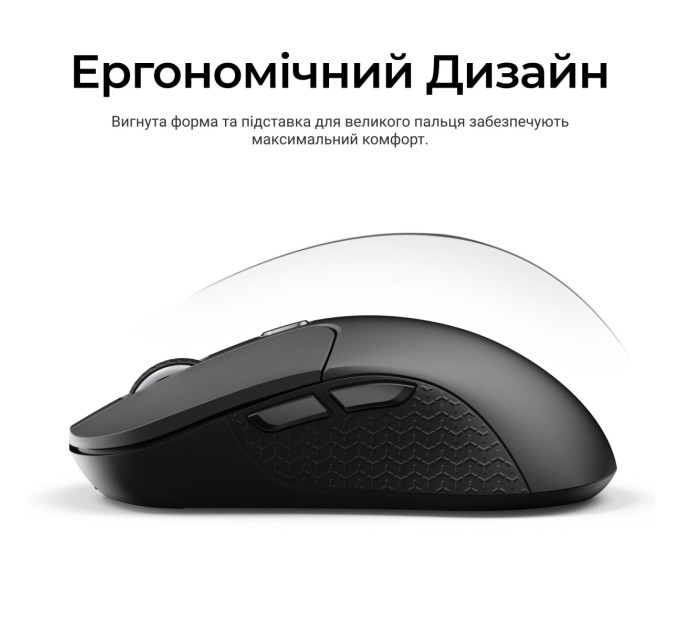 Keychron Миша бездротова Keychron M3 WL Black (M3-A23)