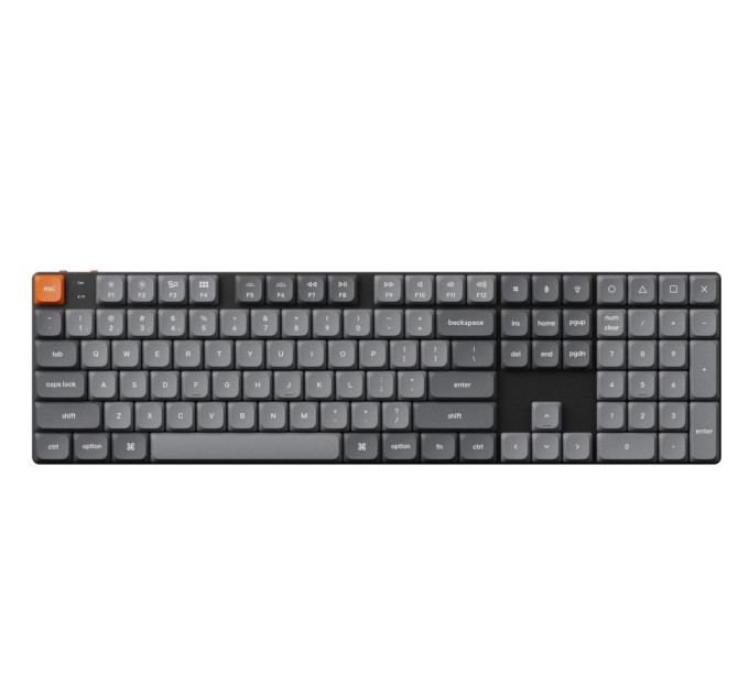 Keychron Клавіатура бездротова Keychron K5 Max, Gateron MX 2.0 Brown, Hot-Swap, RGB UA Black (K5M-H3-UA)