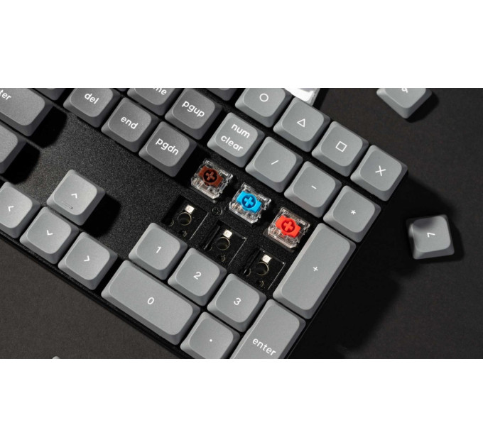 Keychron Клавіатура бездротова Keychron K5 Max, Gateron MX 2.0 Brown, Hot-Swap, RGB UA Black (K5M-H3-UA)