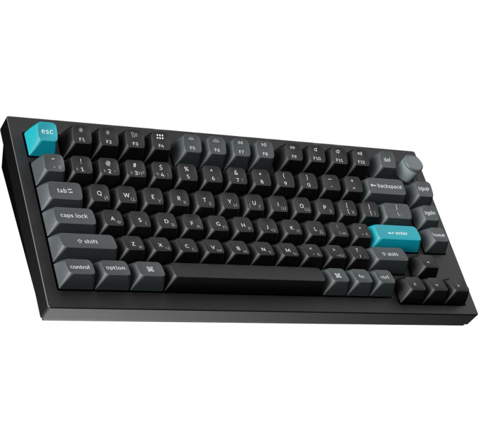 Keychron Клавіатура бездротова Keychron Q1 Ultra Keychron Red Switch Black RGB (Q1U-M1-UA)