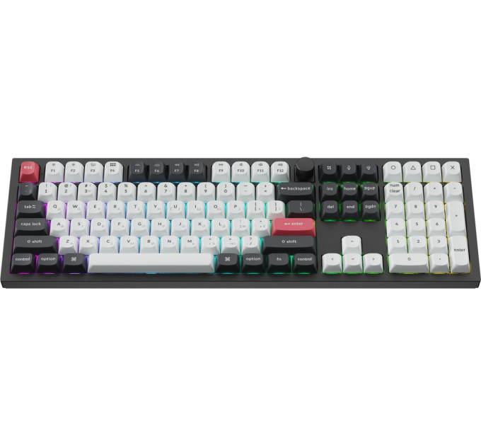 Keychron Клавіатура бездротова Keychron Q6 HE Magnetic Switch Black RGB (Q6H-M1-UA)