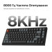 Keychron Клавіатура бездротова Keychron V1 Ultra Keychron Red Switch Black RGB (V1U-D1-UA)