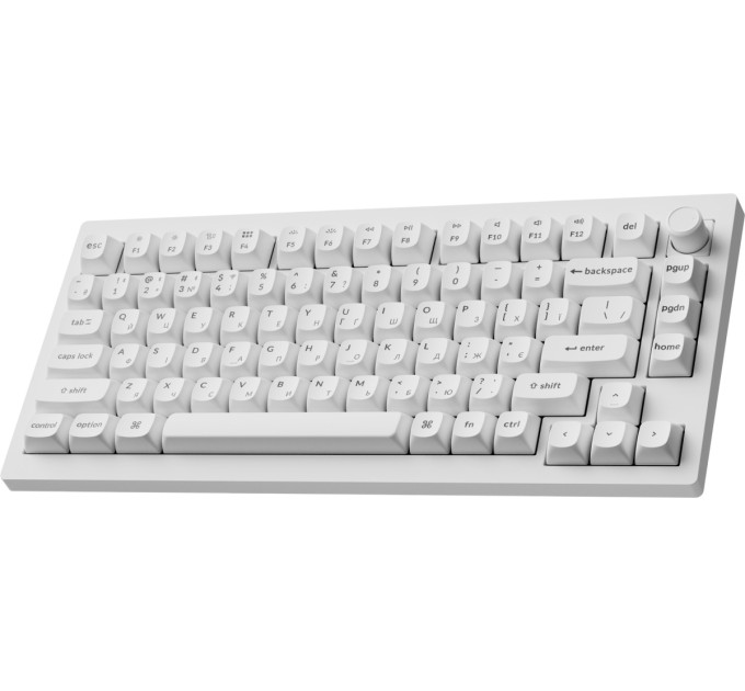 Keychron Клавіатура бездротова Keychron V1 Ultra Keychron Red Switch White RGB (V1U-F1-UA)