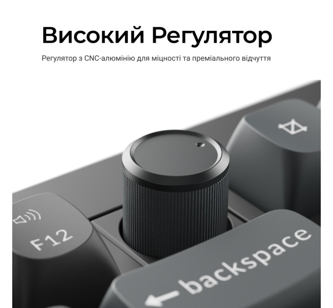 Keychron Клавіатура бездротова Keychron V6 Ultra Keychron Red Switch Black RGB (V6U-D1-UA)