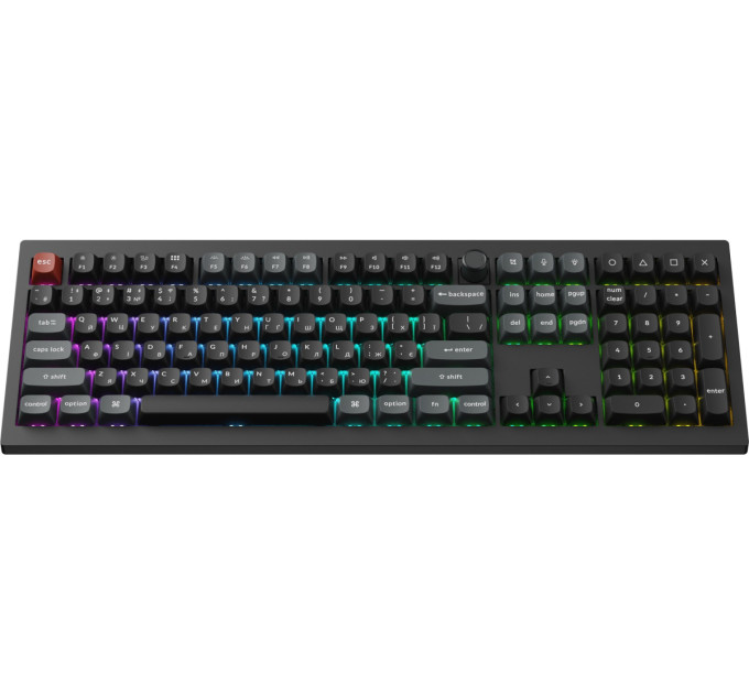 Keychron Клавіатура бездротова Keychron V6 Ultra Keychron Red Switch Black RGB (V6U-D1-UA)