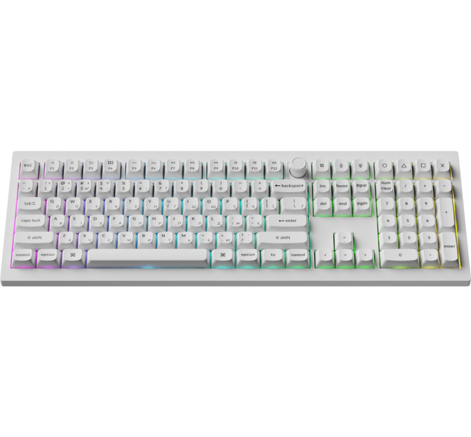 Keychron Клавіатура бездротова Keychron V6 Ultra Keychron Red Switch White RGB (V6U-F1-UA)