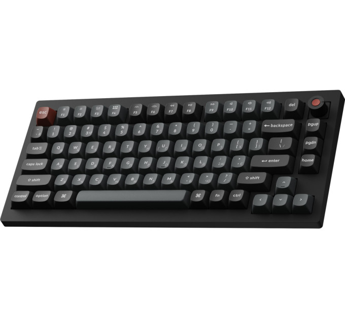 Keychron Клавіатура Keychron V1 8K Keychron Super Red Switch Black RGB (V1W-D1-UA)