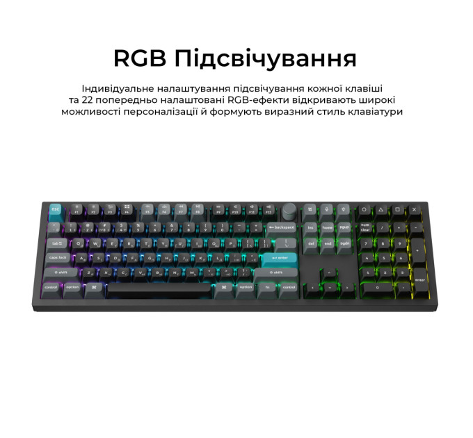 Keychron Клавіатура бездротова Keychron Q6 Ultra Keychron Red Switch Black RGB (Q6U-M1-UA)