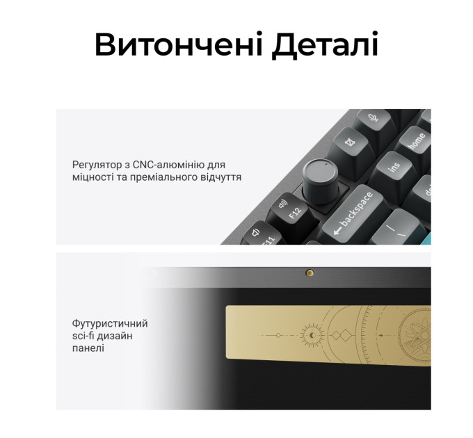 Keychron Клавіатура бездротова Keychron Q6 Ultra Keychron Red Switch Black RGB (Q6U-M1-UA)