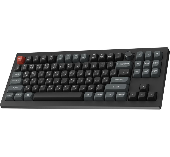 Keychron Клавіатура бездротова Keychron V3 Ultra Keychron Red Switch Black RGB (V3U-D1-UA)