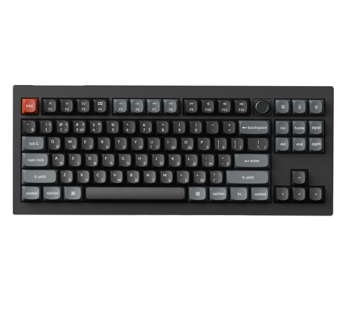Keychron Клавіатура бездротова Keychron V3 Ultra Keychron Red Switch Black RGB (V3U-D1-UA)
