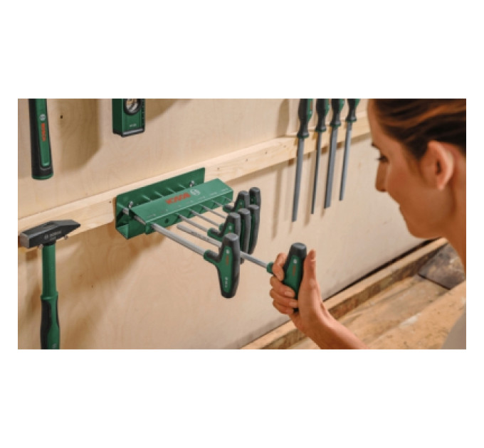 Bosch Набір викруток Bosch шестигранних, HEX 2–10mm, Т-подібне руків'я, 7шт (1.600.A03.9J1)