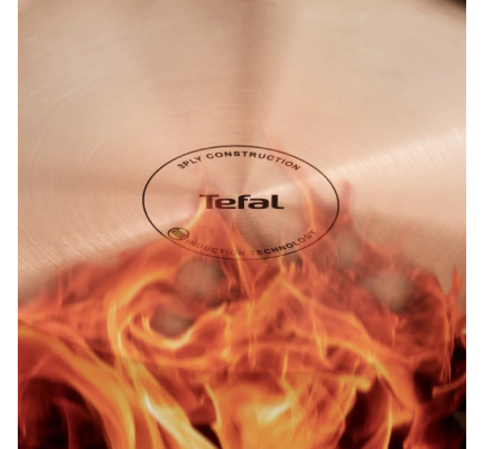Tefal Сковорода Tefal ВОК Emotion+ Power з кришкою 28см (E3411655)