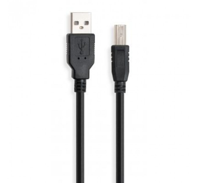 Кабель для принтера USB 2.0 AM/BM 1.8 m Vinga (VCPDCAMBM1.8BK)