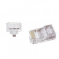 Конектор RJ45 cat.5e UTP 8P8C (наскрізні отв., позолоч. конт.) 100 шт Cablexpert (LC-PTU-01/100)