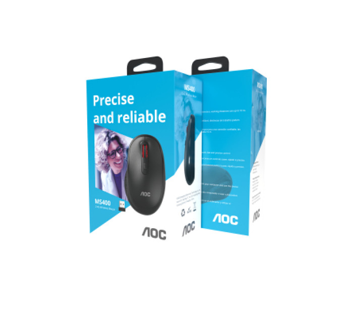 AOC Мишка AOC MS400B Wireless Black (MS400B/LA)
