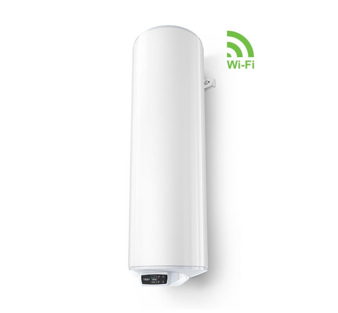 Водонагрівач електр. TESY Bilight Cloud GCV 803530 B15 EW, 80л, 3 кВт, круглий слім, ел. керування, Wi-Fi, Болгарія, B