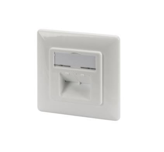 DIGITUS SCS Настінна розетка DIGITUS CАТ 6А STP 2xRJ45, 8P8C, для прихованої проводки