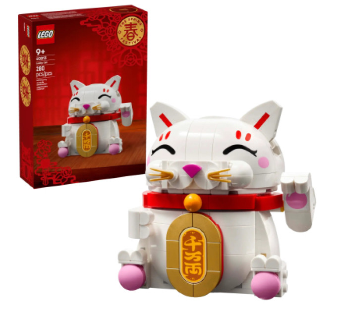LEGO Конструктор LEGO Iconic Кіт удачі (40813)