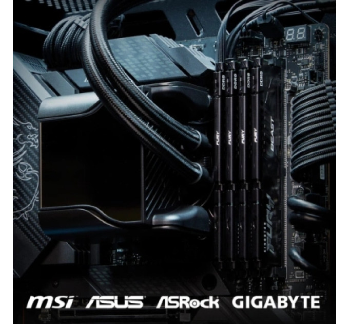 Fury Модуль пам'яті для комп'ютера DDR5 8GB 5600 MHz Beast AM5 Black Fury (KF556C36BBE-8)
