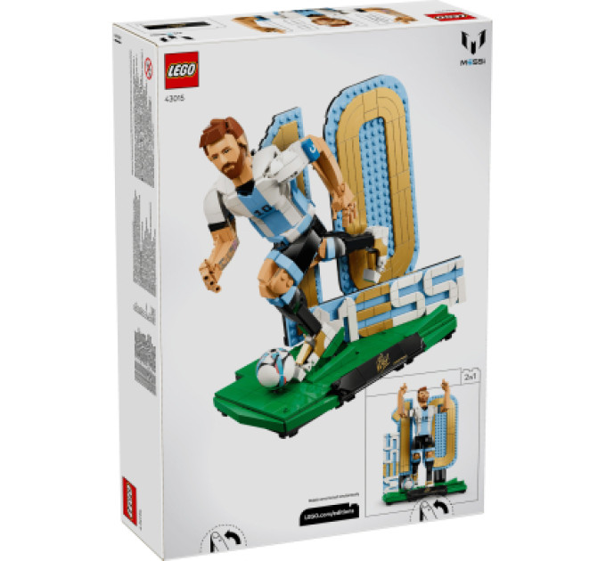 LEGO Конструктор LEGO Editions Football Ліонель Мессі — легенда футболу (43015)