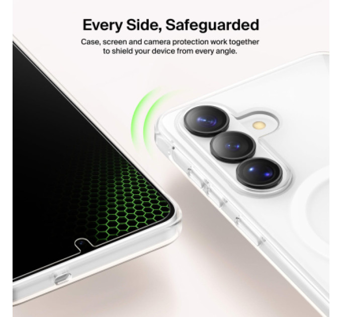 Belkin Чохол до мобільного телефона Belkin 3-in-1 Cover + Glass + Camera Samsung Galaxy S26 (BUA002HQ)