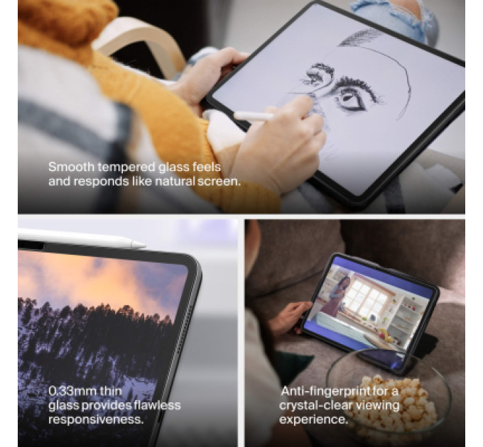 Belkin Скло захисне Belkin TemperedGlass iPad Pro 13 (2024 M4) (OVI006HQ)