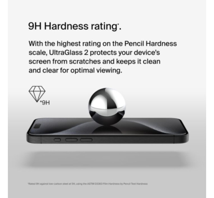Belkin Скло захисне Belkin UltraGlass2 AM iPhone 15 Pro Max (OVA134ZZ)