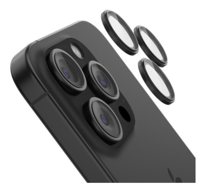 Belkin Скло захисне Belkin for camera iPhone 15 Pro/15 Pro Max 2pcs (OVA180HQBK)