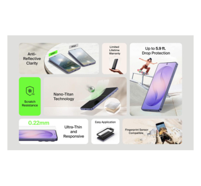 Belkin Скло захисне Belkin Titan EcoGuard Samsung Galaxy S26 Ultra (OVB080HQ)