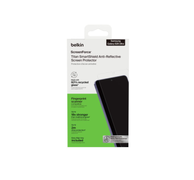 Belkin Скло захисне Belkin Titan SmartShield Samsung Galaxy S26 Ultra (OVB074HQ)