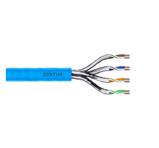 Digitus Кабель мережевий Digitus FTP 305м, cat.6A, AWG 23/1, CU, LSZH-1, blue (U-FTP) (DK-1625-A-VH-305)