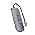 Essager USB-хаб Essager Marble Harp 11 in 1 USB-C Hub (EHB11-FQ0G-Z)