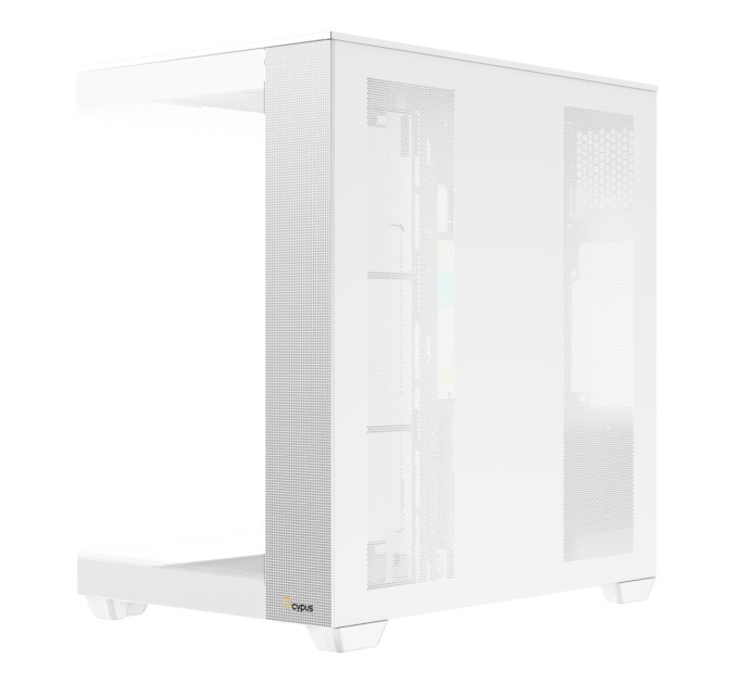 OCYPUS Корпус для комп'ютера ATX W/O PSU DELTA C74 ARGB білий (DELTA-C74-WHD200XX-GL) OCYPUS