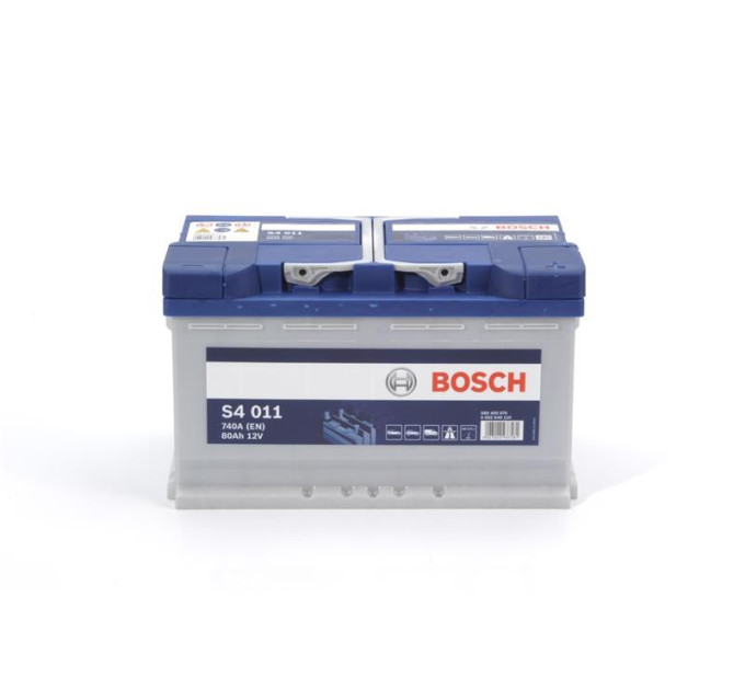 BOSCH AUTO Акумулятор Bosch S4 12В 80Аг 740А R+ (0 092 S40 110)