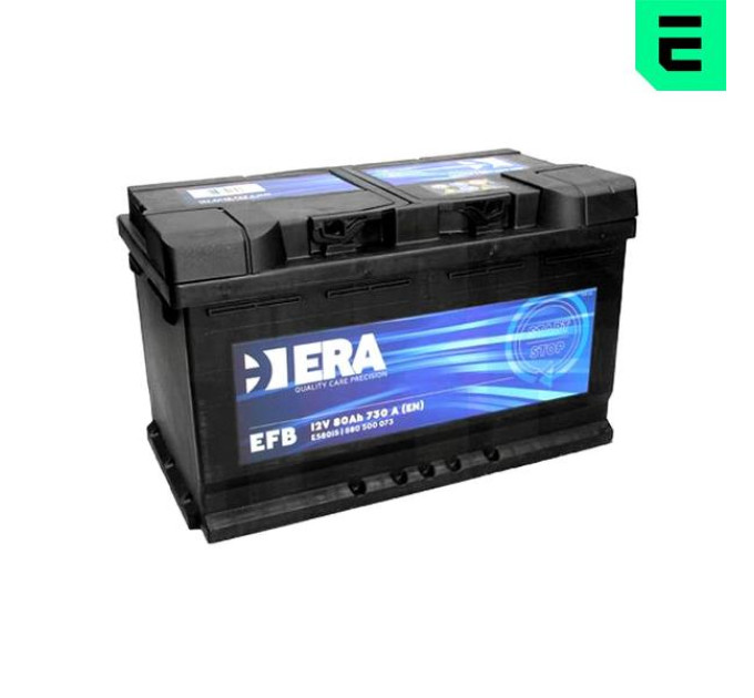 Era Акумулятор Era 12В 80Аг 730А R+ (E58015)